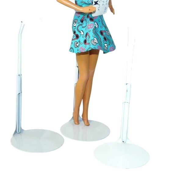 (12 Pack) Doll Stands PRICE is FIRM 2201- for 11" 12" Small-Waisted~Fits Barbie - Picture 2 of 7
